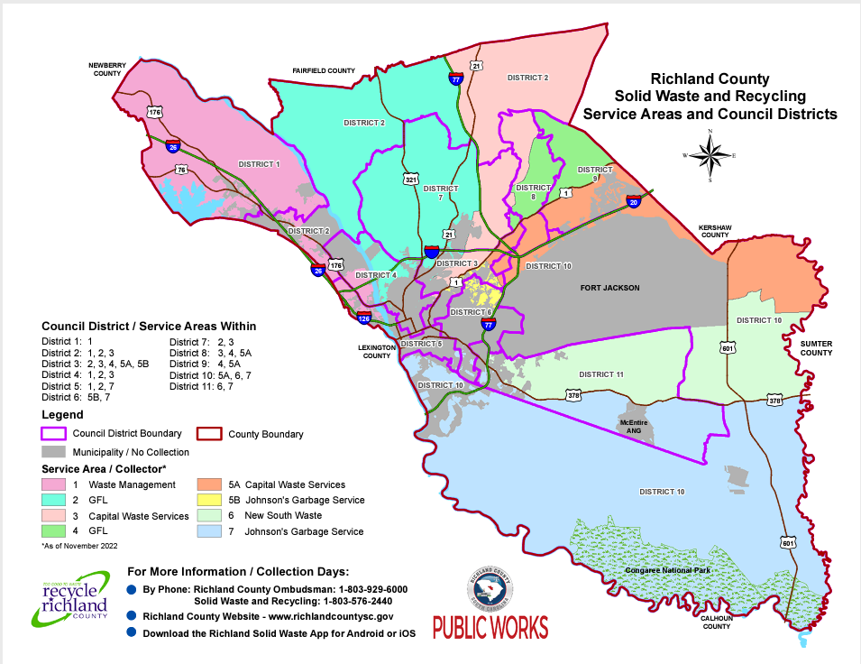 Richland County Map